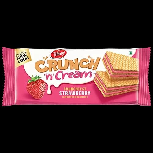 Tiffany Crunch n Cream Wafer Bar Strawberry,135g-Main image
