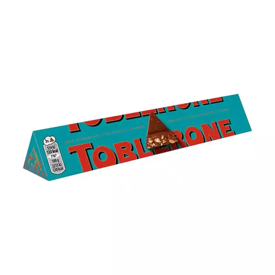 Toblerone Crunchy Almonds Milk Chocolate Bar,100g-Main image