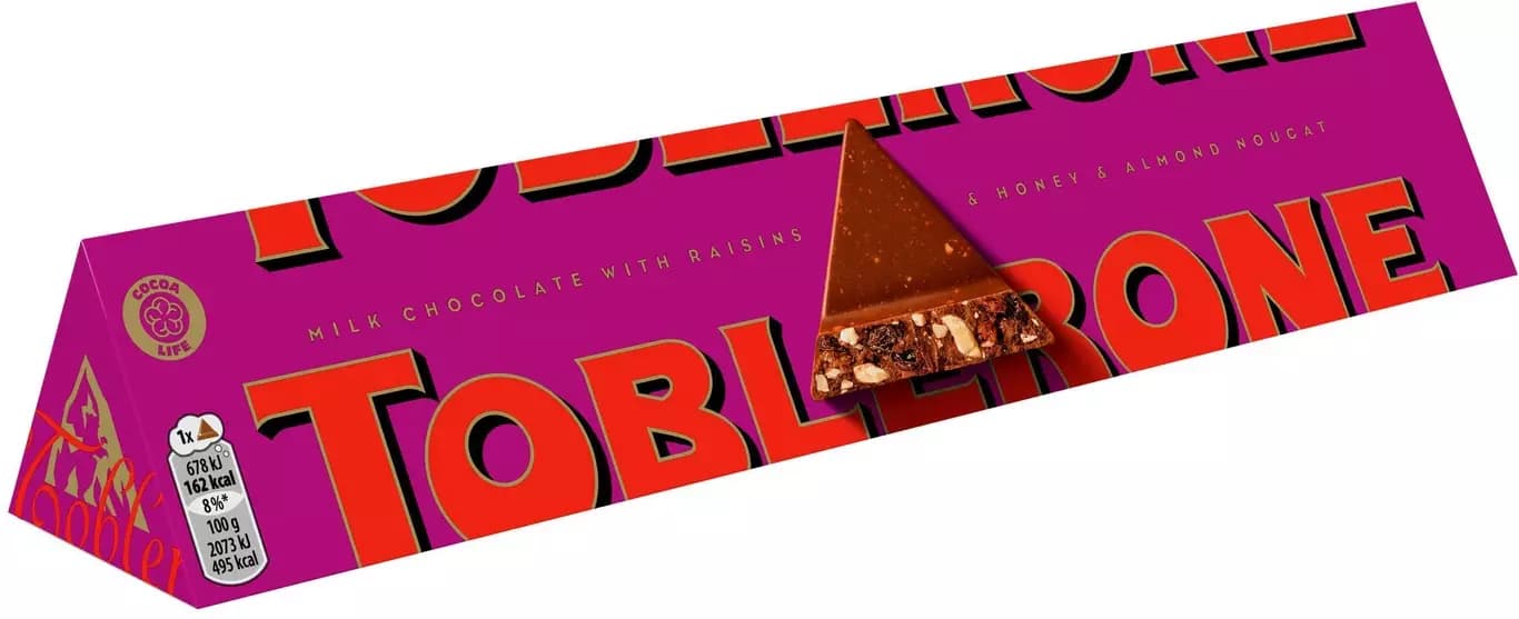Toblerone Fruit & Nut Milk Chocolate Bar,100g-Main image