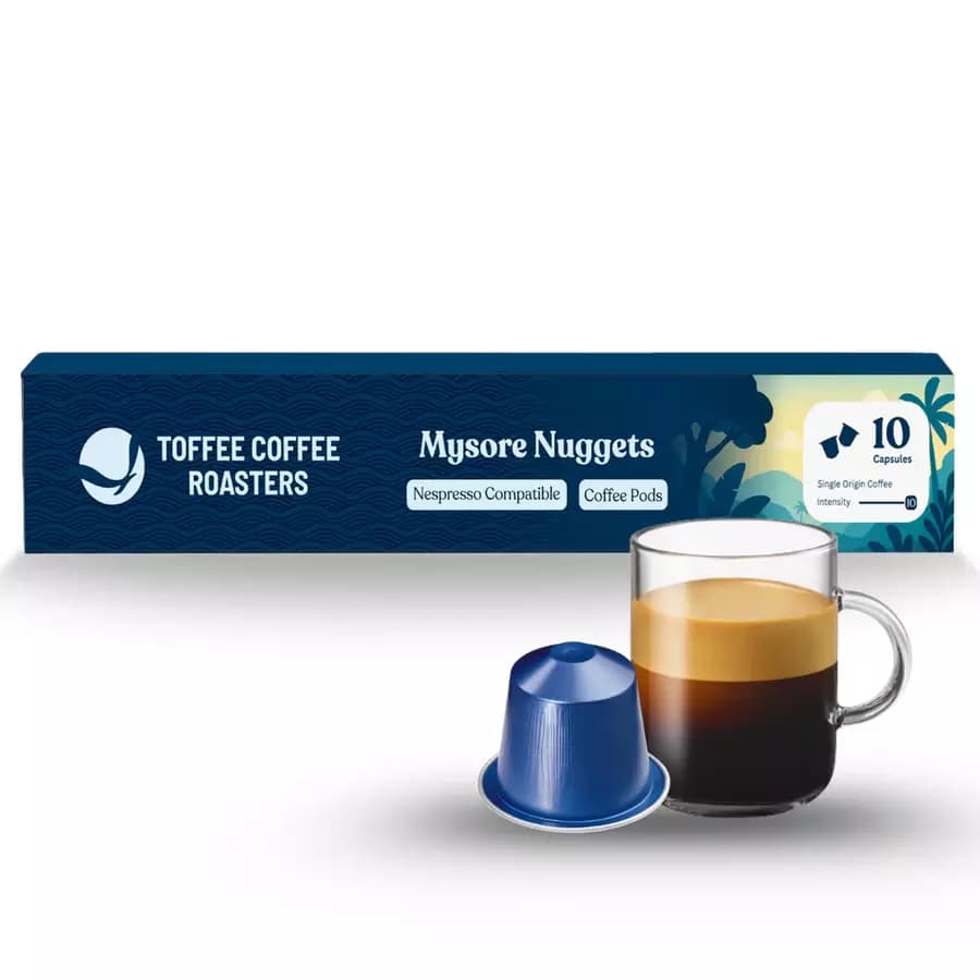 Toffee Coffee Roasters Mysore Nuggets Coffee Pods-Main Image
