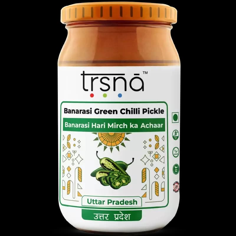 Trsna Banarasi Green Chilli Pickle-Main image