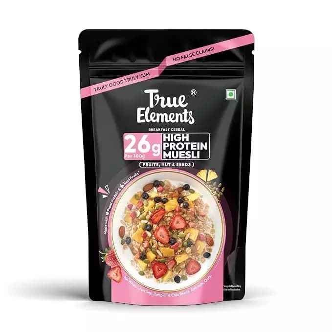 True Elements High Protein Muesli,400g-Main image