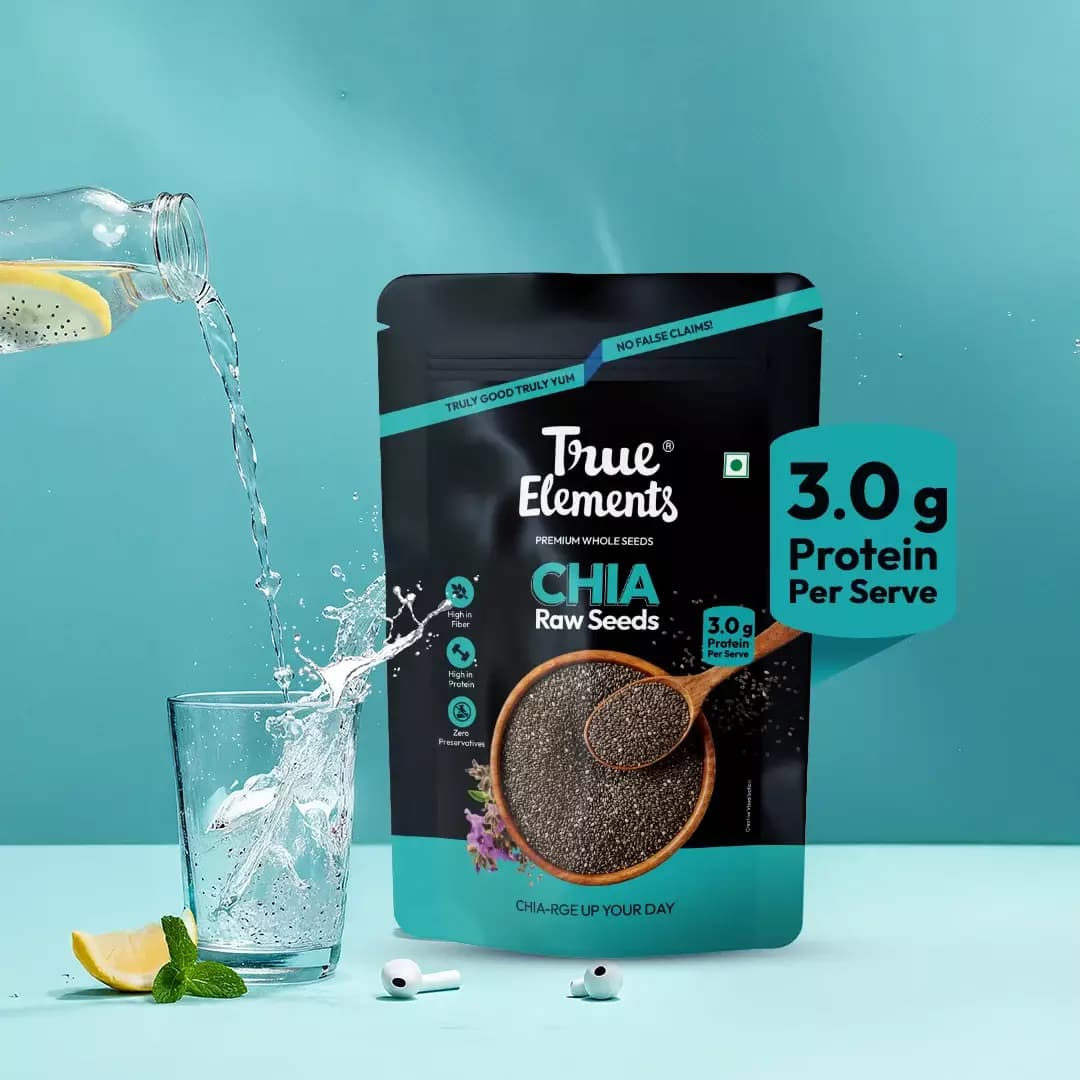 True Elements Raw Chia Seeds-Main image