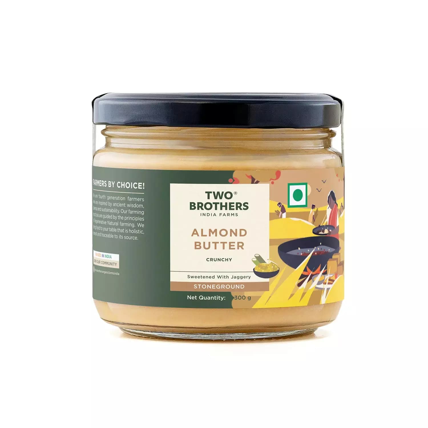 Two Brothers Crunchy Almond Butter-Main Image