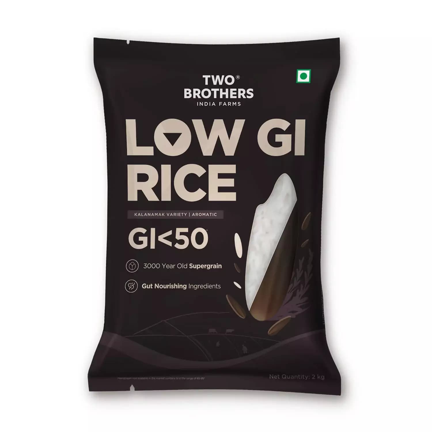 Two Brothers Low GI Rice, 2 Kg-Main Image