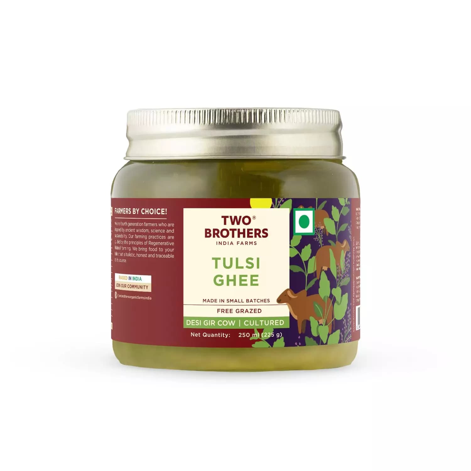 Two Brothers Tulsi Ghee, 250 ml-Main Image