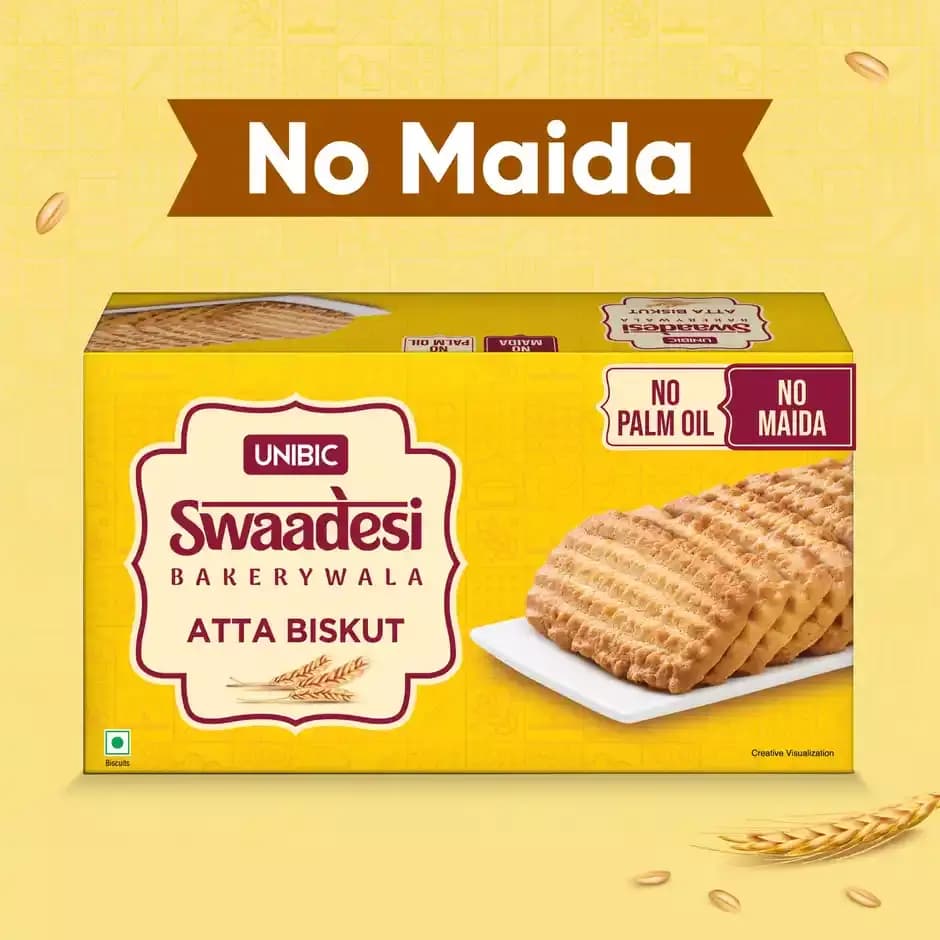 Unibic Swaadesi Atta Bakery Biscuits,200g-Main image