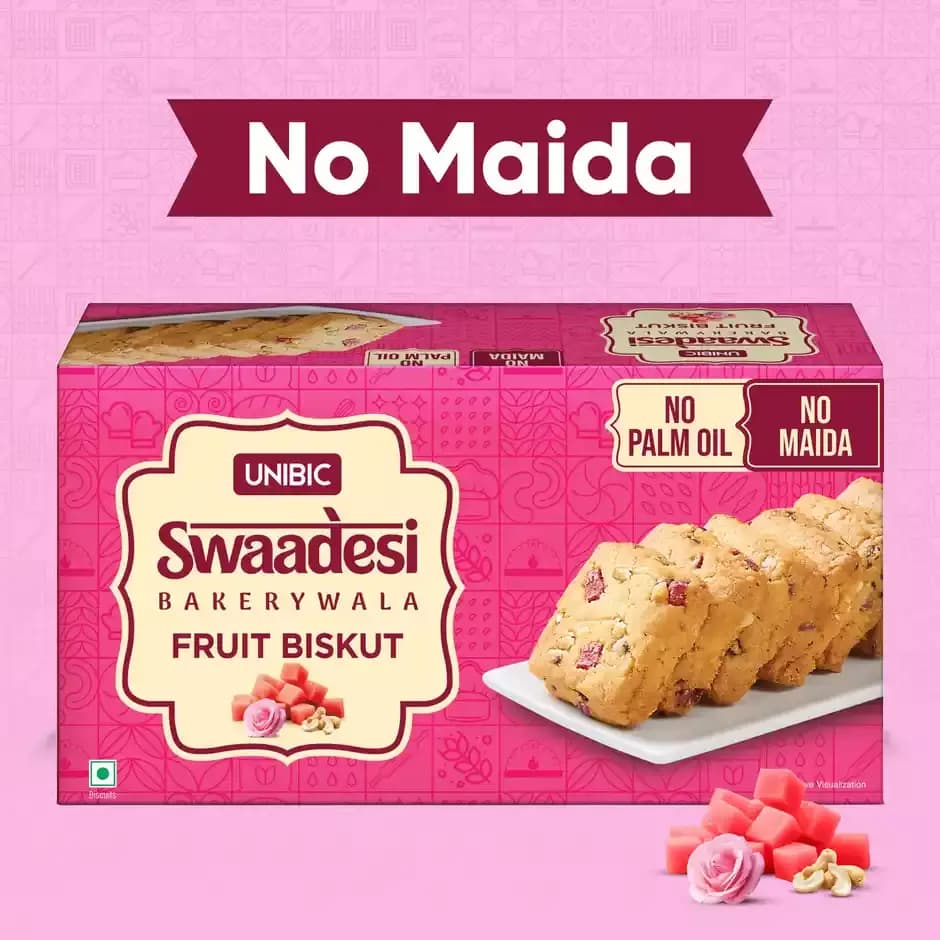 Unibic Swaadesi Fruit Bakery Biscuits,200g-Main image