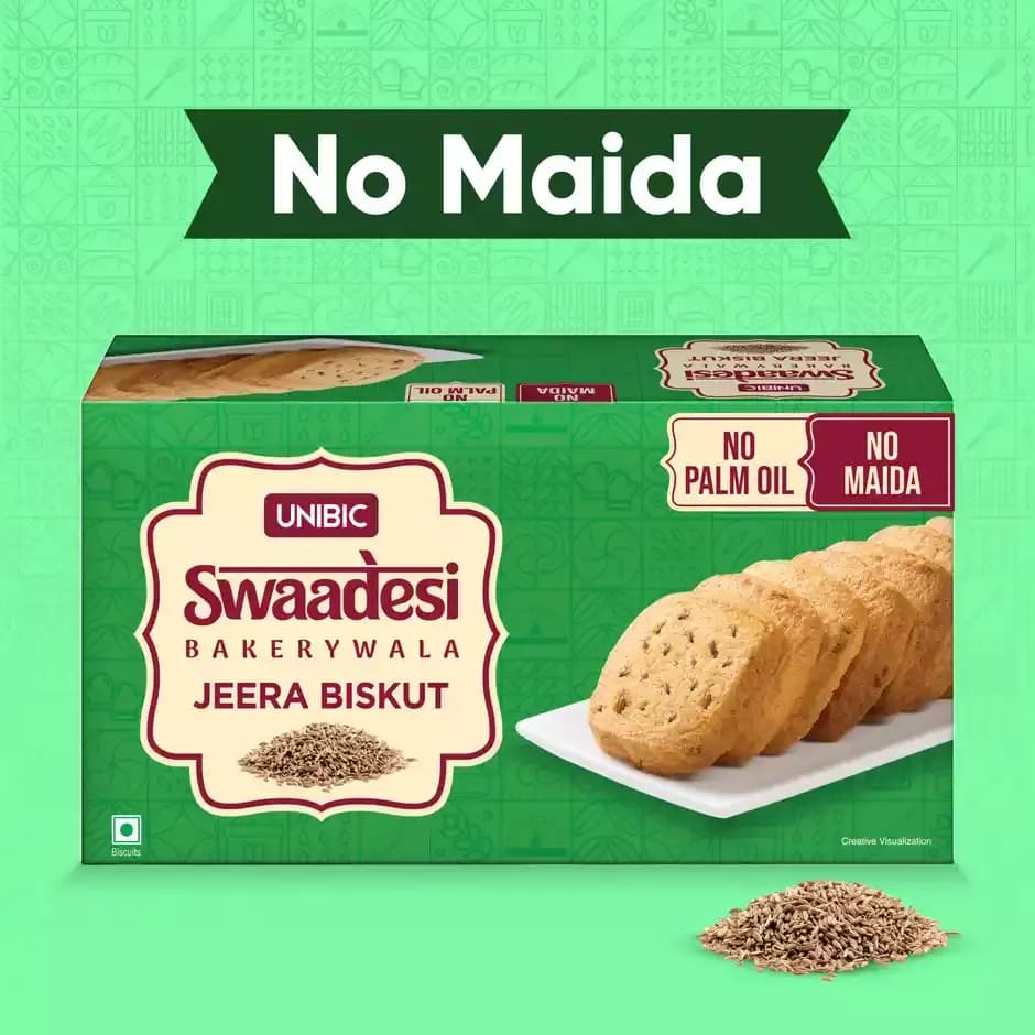 Unibic Swaadesi Jeera Bakery Biscuits,225g-Main image