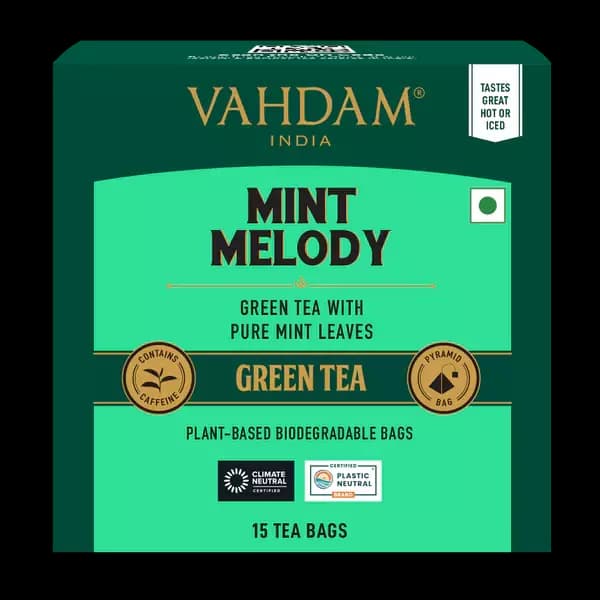 Vahdam Mint Melody Green Tea,30g-Main image
