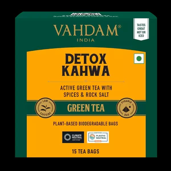 Vahdam Moringa Tulsi Green Tea,30g-Main image