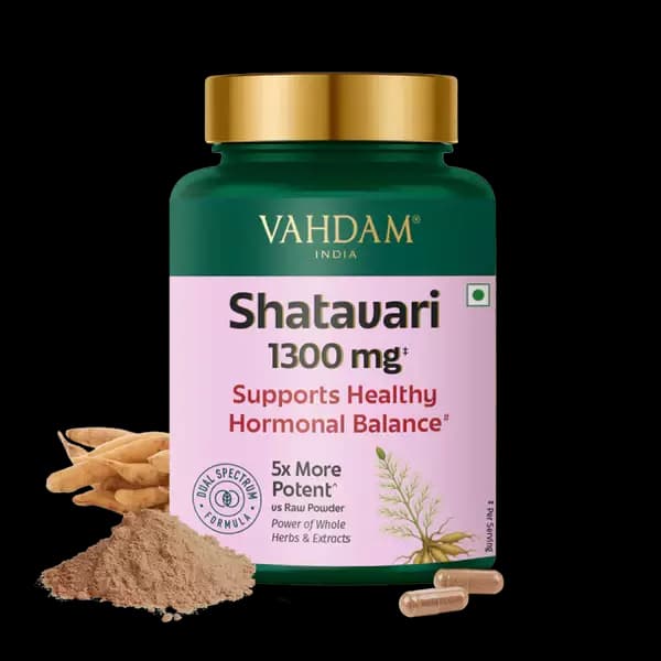 Vahdam Shatavari Capsules,60Capsules-Main image