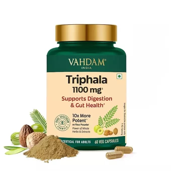Vahdam Triphala Capsules,60Capsules-Main image