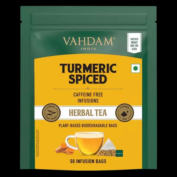 Vahdam Turmeric Spiced,100g-Main image