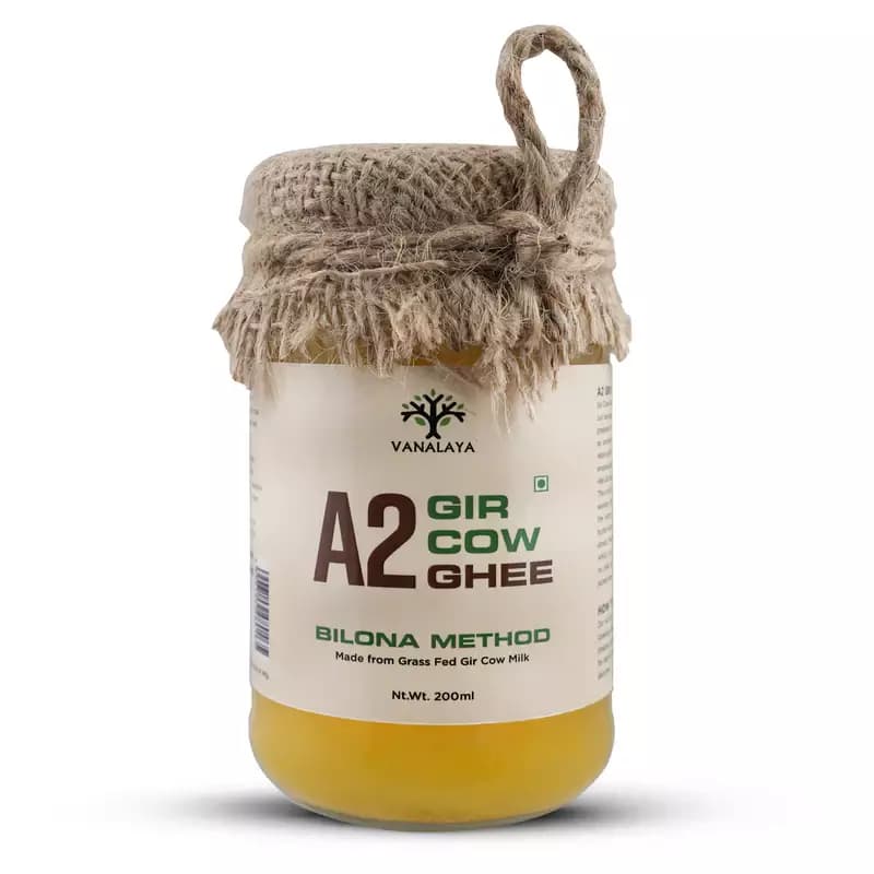Vanalaya A2 Gir Cow Ghee,200ml-Main image