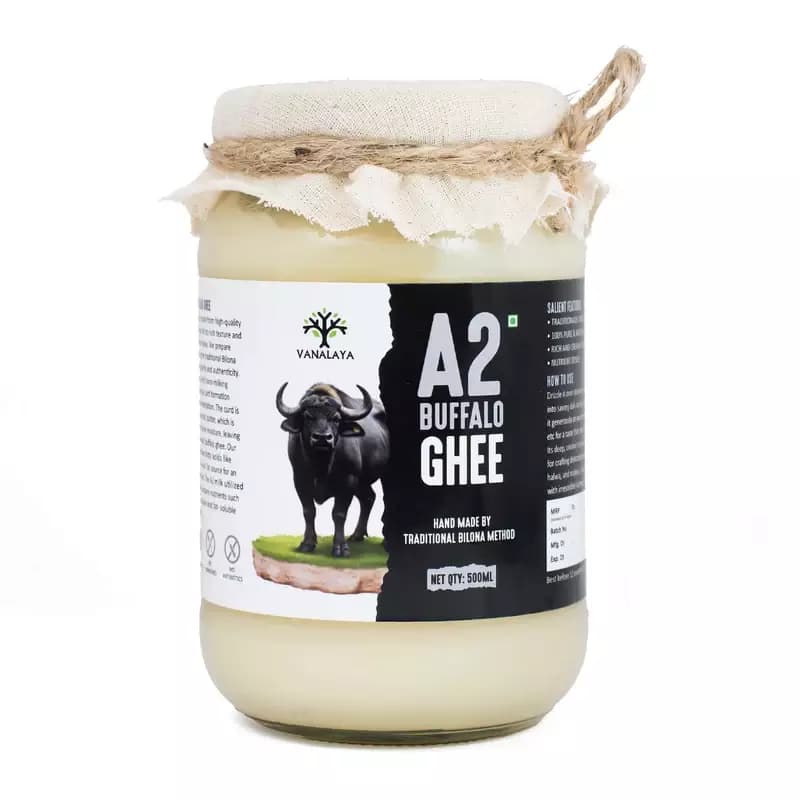 Vanalaya A2 Pure Buffalo Ghee,500ml-Main image