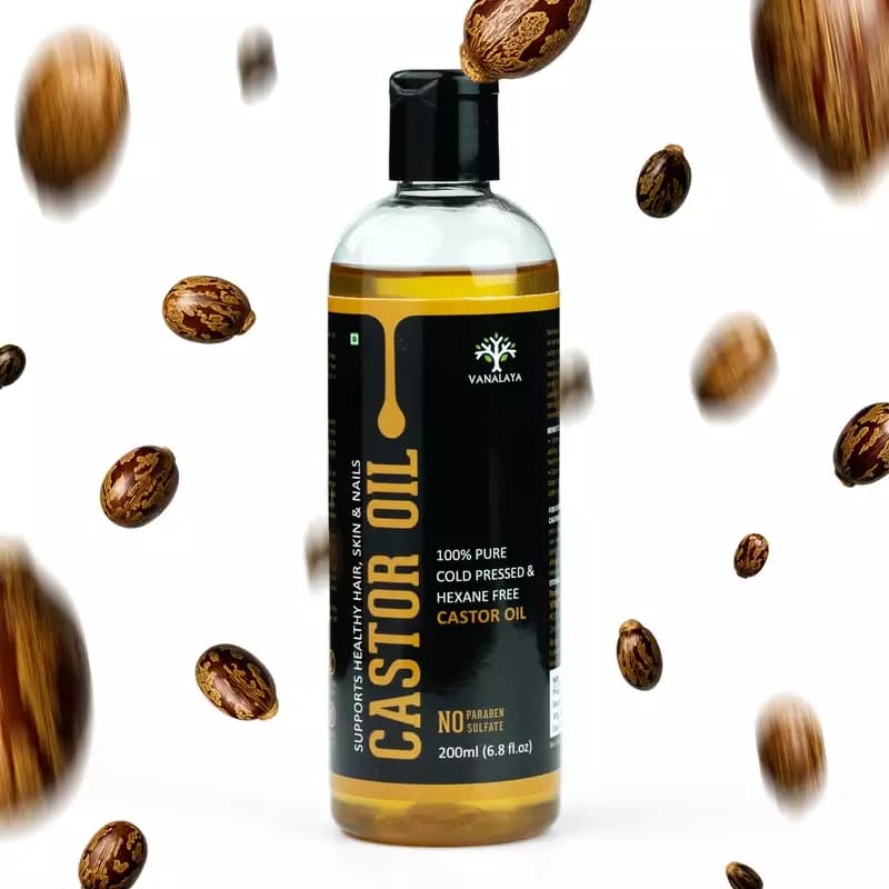Vanalaya Cold Pressed Castor Oil,200ml-Main image