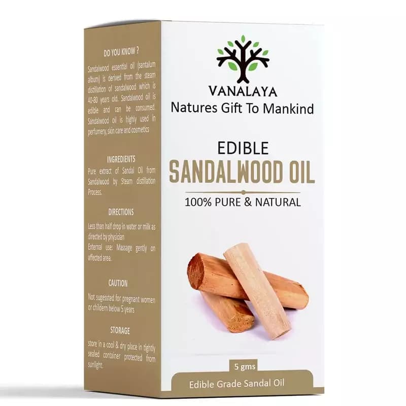 Vanalaya Edible Sandalwood Oil,5g-Main image