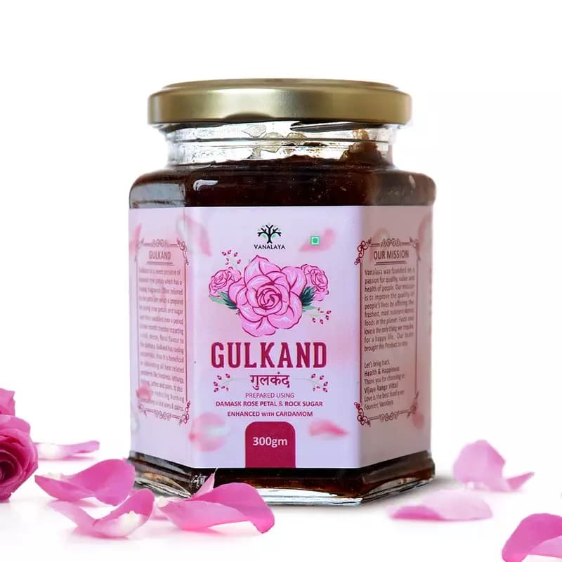 Vanalaya Gulkand with Cardamom,300g-Main image