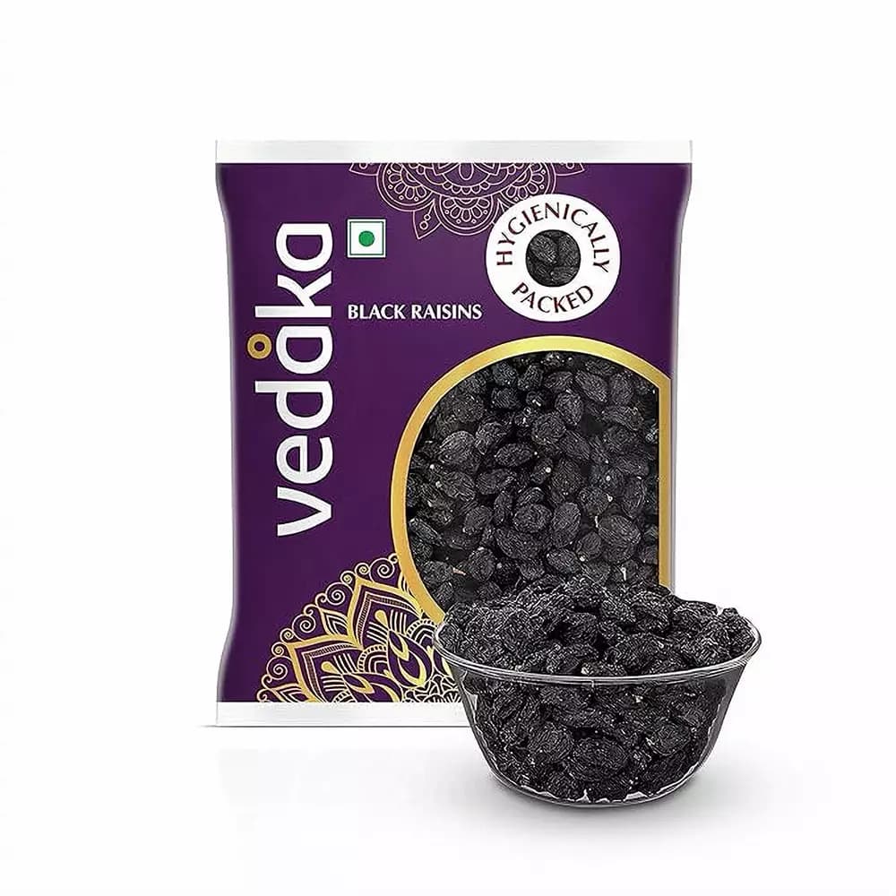 Vedaka Black Raisins,200g-Main image