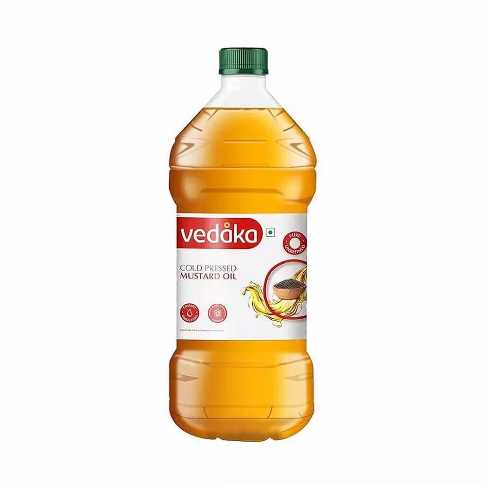 Vedaka Cold Pressed Mustard Oil,2L-Main image