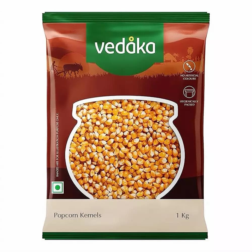 Vedaka Popcorn Kernels,1kg-Main image