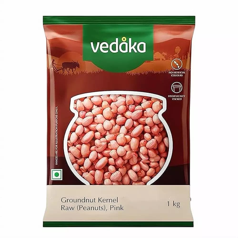 Vedaka Raw Peanuts,1kg-Main image