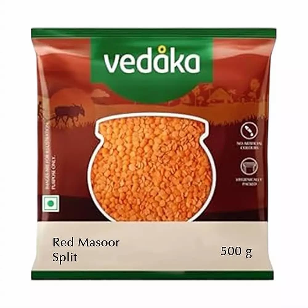 Vedaka Red Masoor Dal,500g-Main image