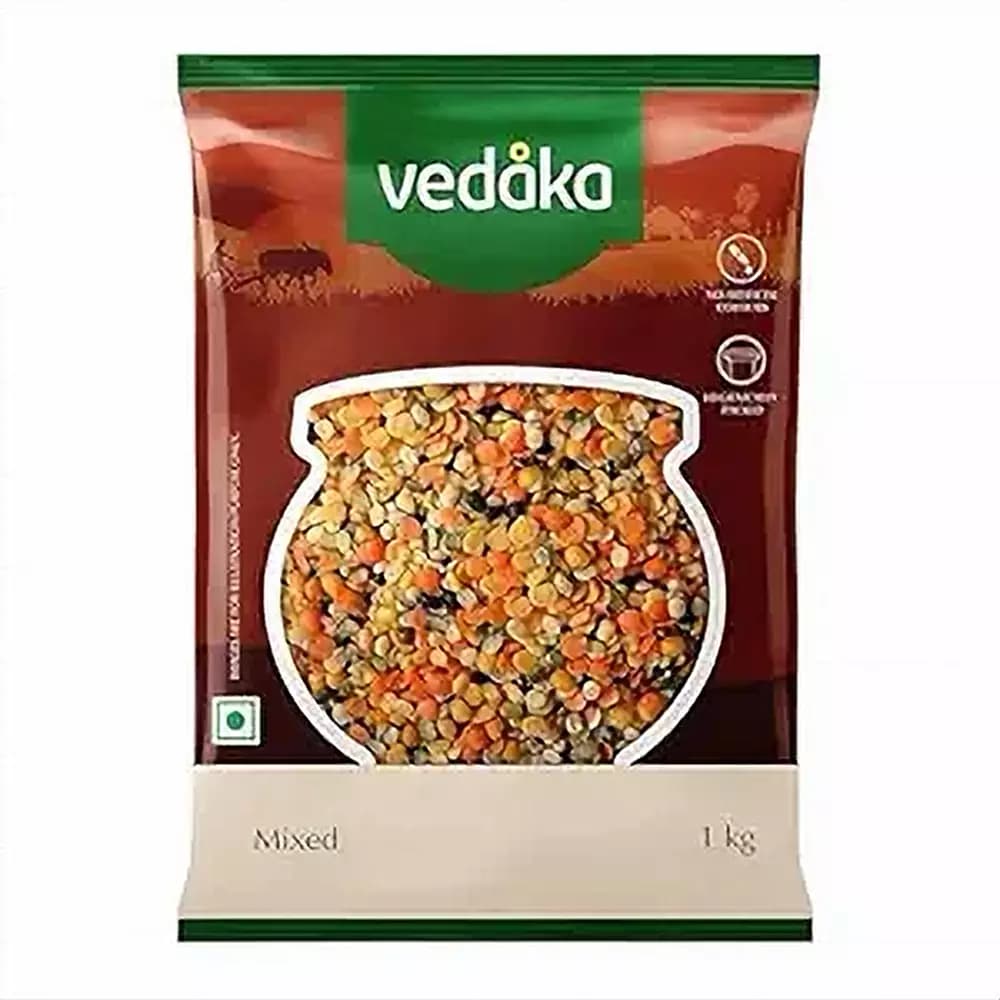 Vedaka Unpolished Mixed Dal,1kg-Main image