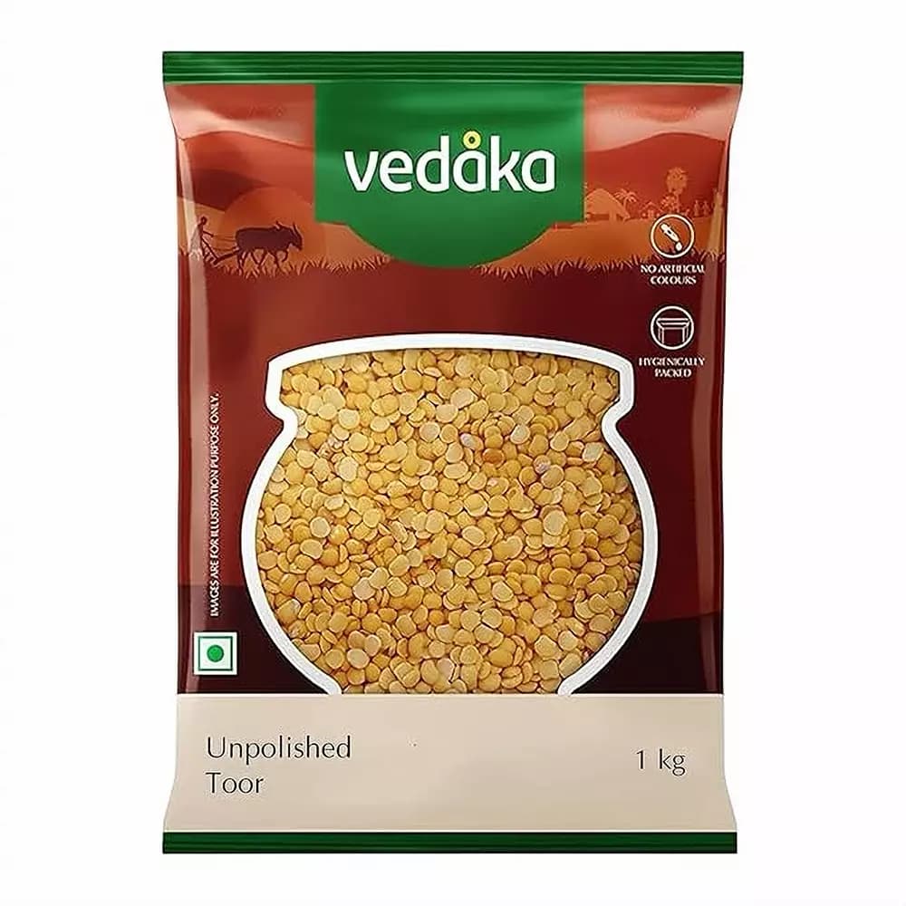 Vedaka Unpolished Toor,1kg-Main image