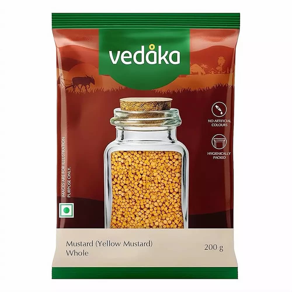 Vedaka Yellow Mustard Whole ,200g-Main image