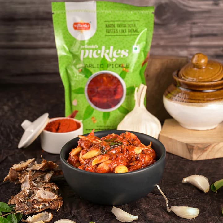 Vellanki Foods Garlic Pickle — 250 g