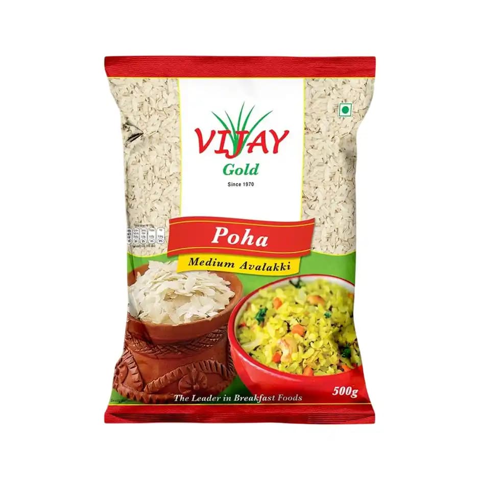 Vijay Gold Poha Medium Avalakki,500g-Main image