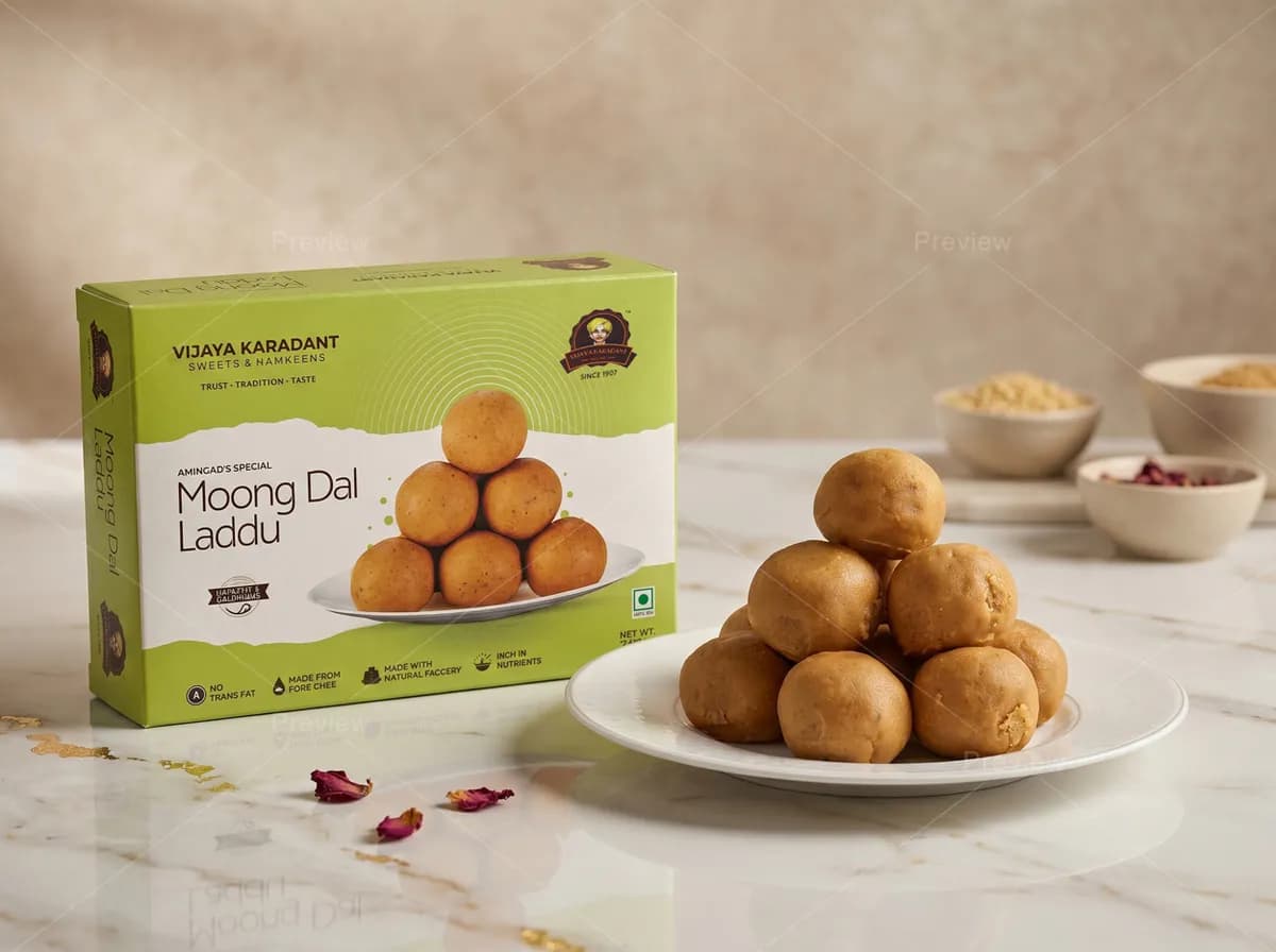 Vijaya Karadant Moong Dal Laddu-Main image
