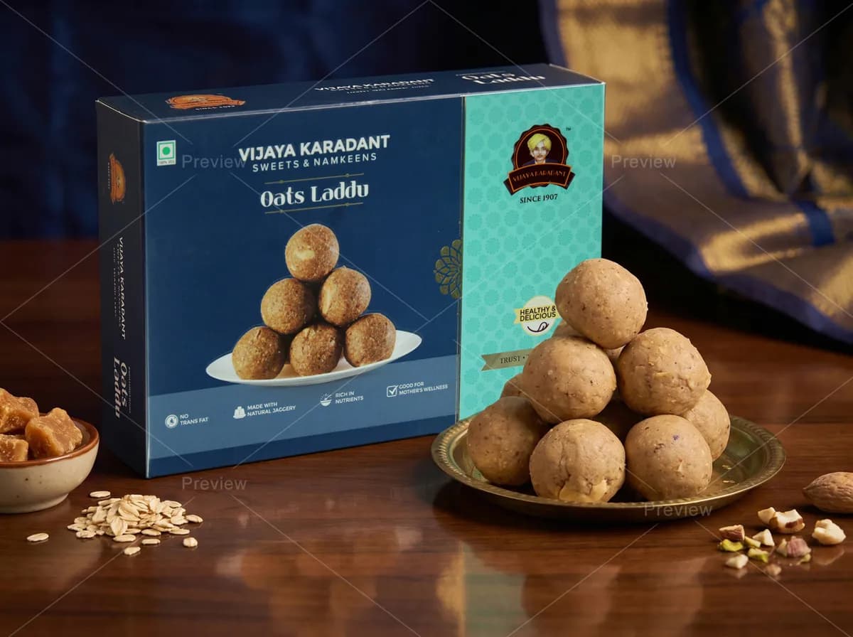 Vijaya Karadant Oats Laddu-Main image