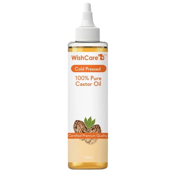 WishCare Cold Pressed Castor Oil,200ml-Main image