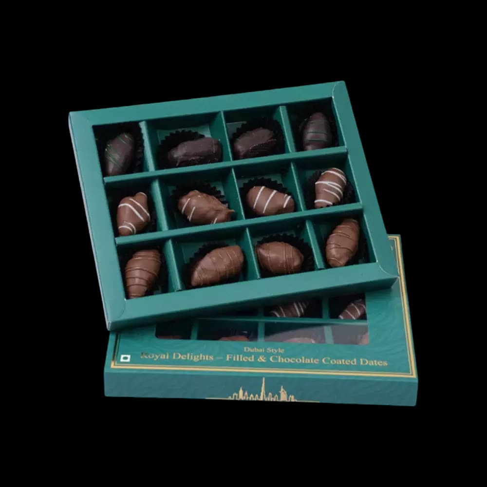 Yalla Delights Filled & Coated Choco Dates,250g-Main image