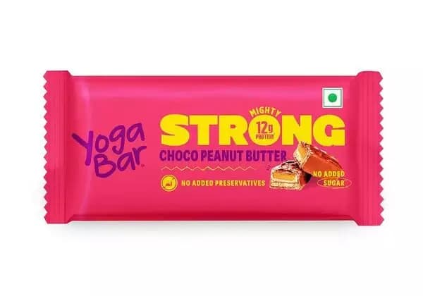 Yoga Bar 12 g Protein Bar, Choco Peanut Butter, No Added Sugar,50g-Main image