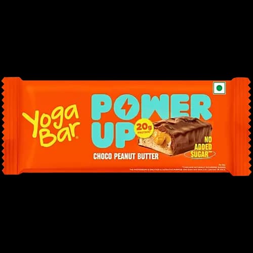 Yoga Bar 20 g Protein Bar, Choco Peanut Butter, No Added Sugar,70g-Main image