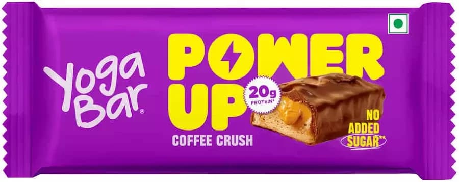 Yoga Bar 20 g Protein Bar, Coffee Rush, No Added Sugar,70g-Main image