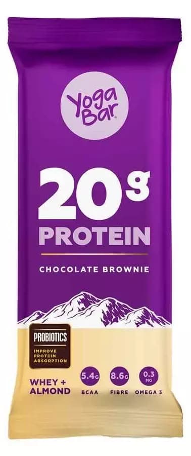 Yoga Bar 20 g Protein Chocolate Brownie Protein Bar,70g-Main image