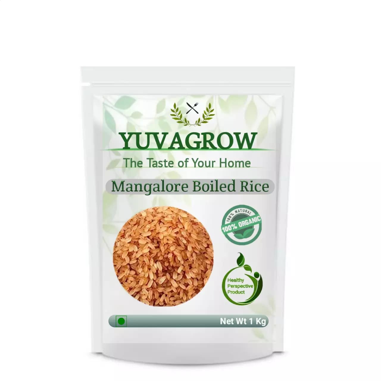 Yuvagrow Mangalore Boiled Rice, 1Kg-Main image
