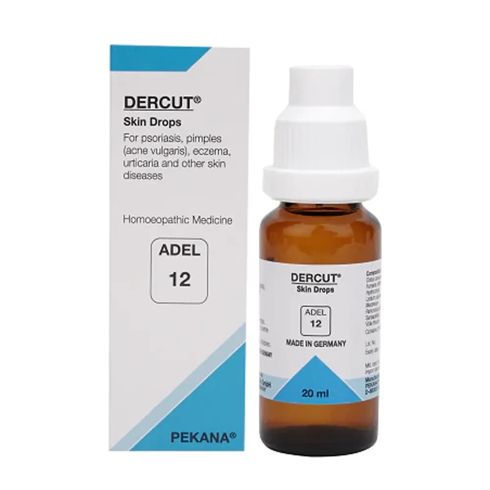 Adel Homeopathy 12 Dercut Drop 20 ml Main Image