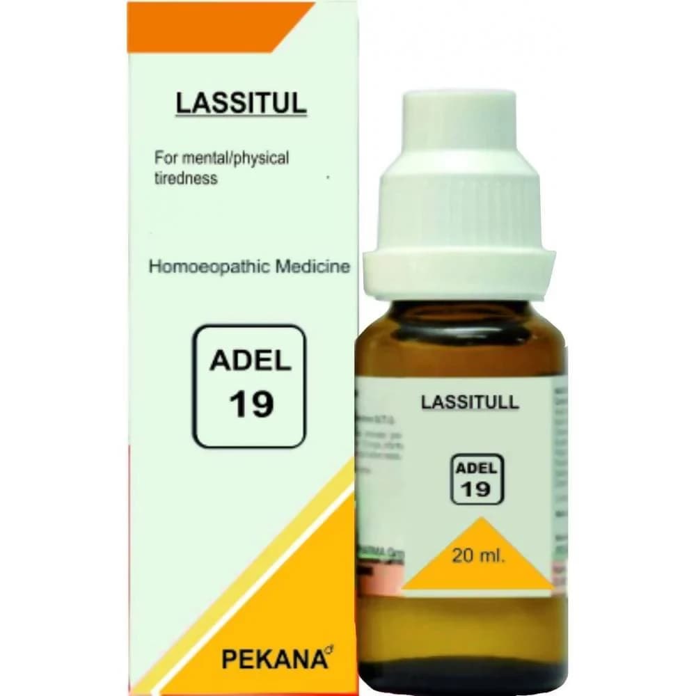 Adel Homeopathy 19 Lassitul Drop 20 ml Main Image