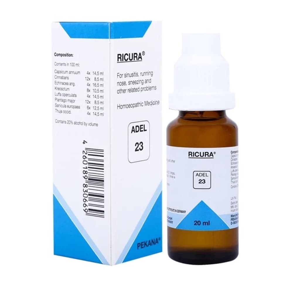 Adel Homeopathy 23 Ricura Drop 20 ml Main Image