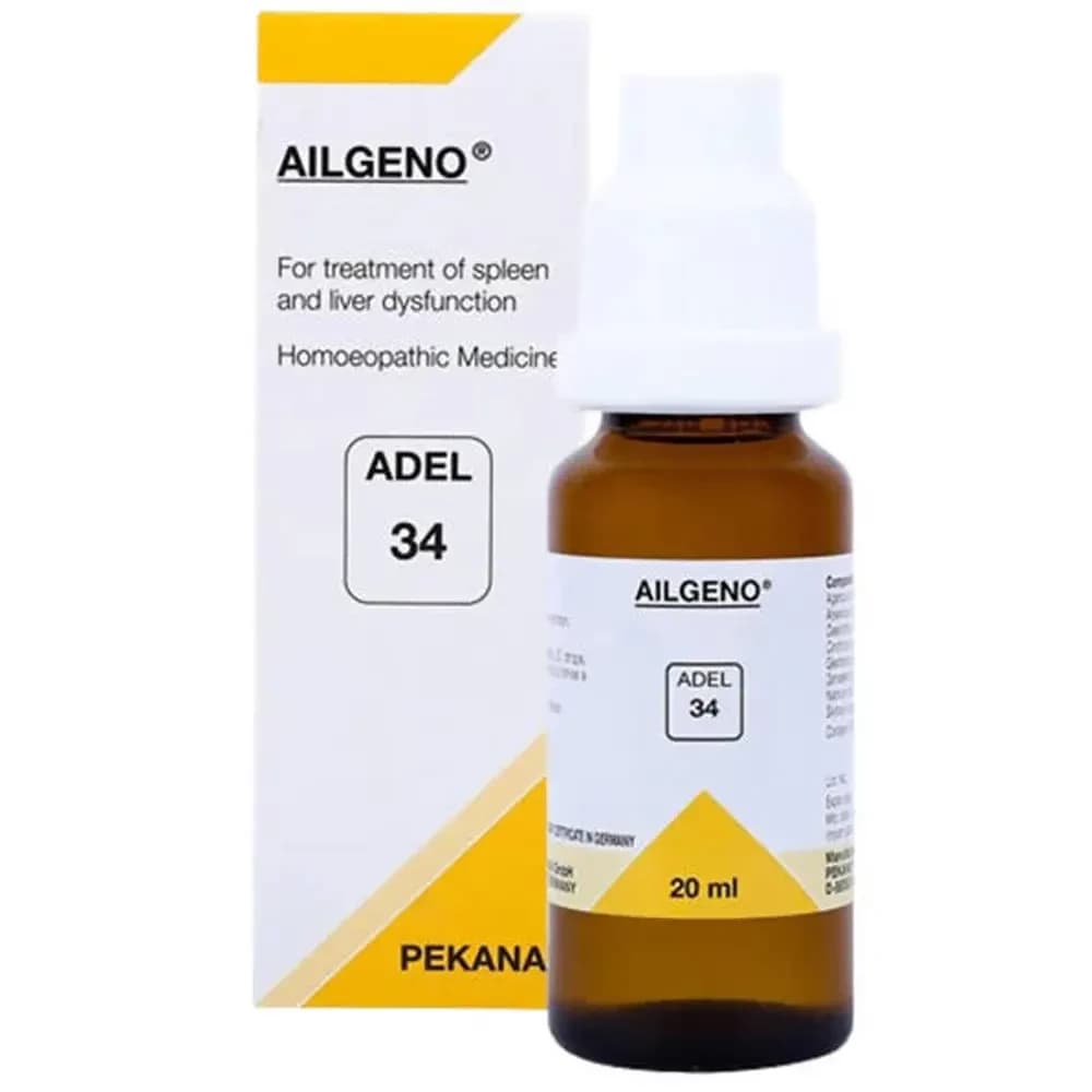 Adel Homeopathy 34 Ailgeno Drop, 20 ml-1 20 ml Main Image