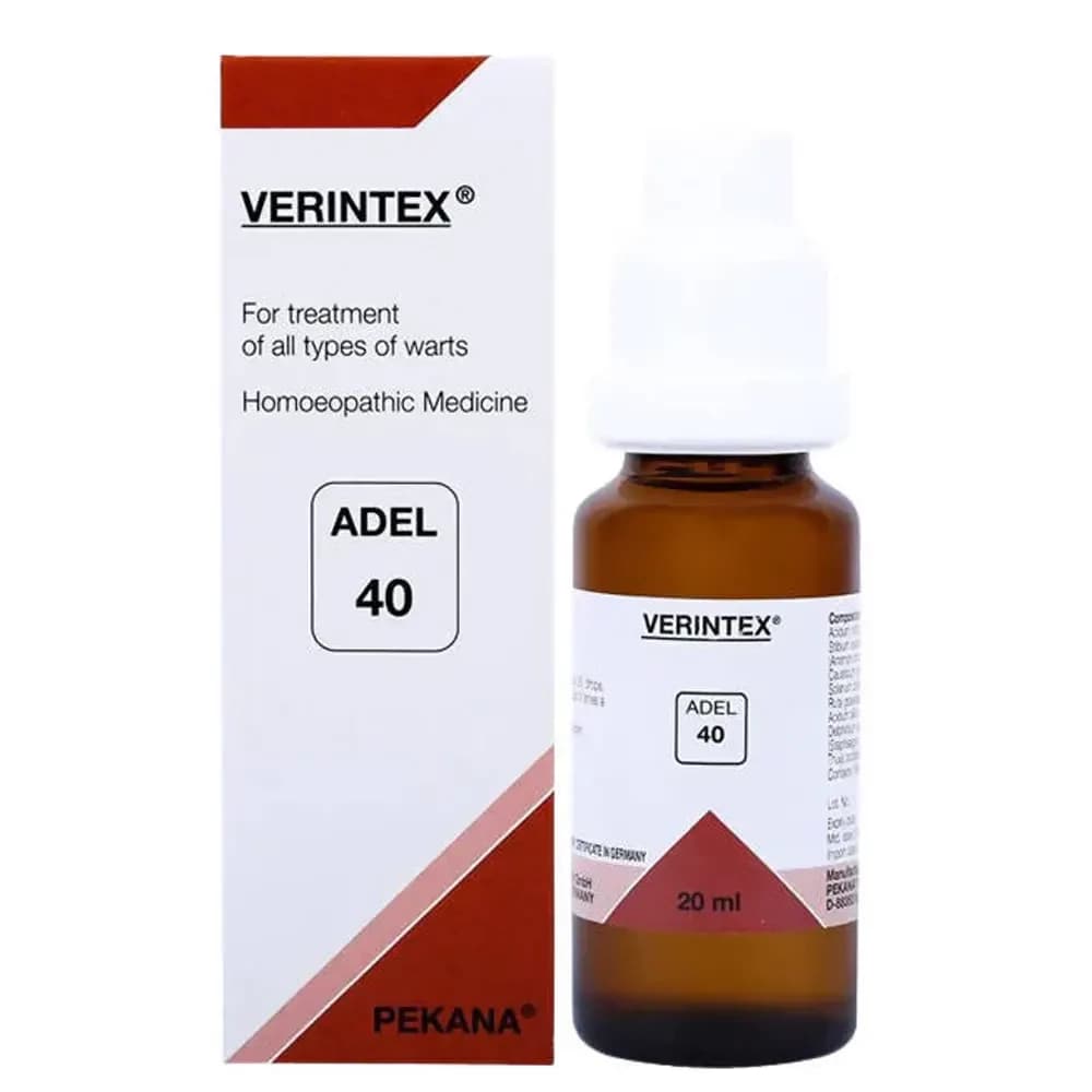 Adel Homeopathy 40 Verintex Drop 20 ml Main Image