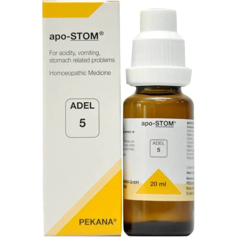 Adel Homeopathy 5 Apo-Stom Drop 20 ml Main Image