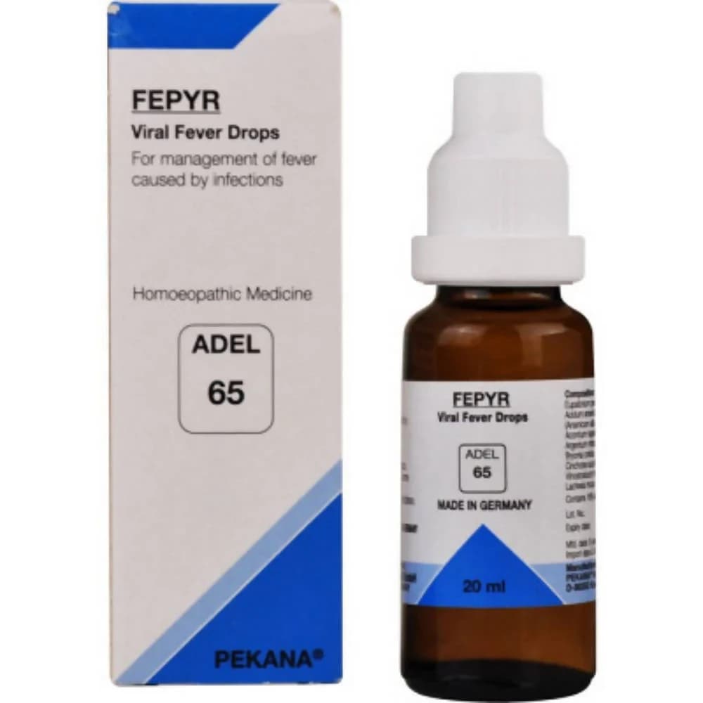Adel Homeopathy 65 Fepyr Drop 20 ml Main Image