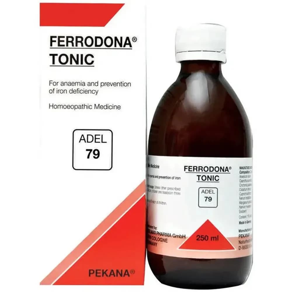 Adel Homeopathy 79 Ferrodona Tonic 250 ml Bottle